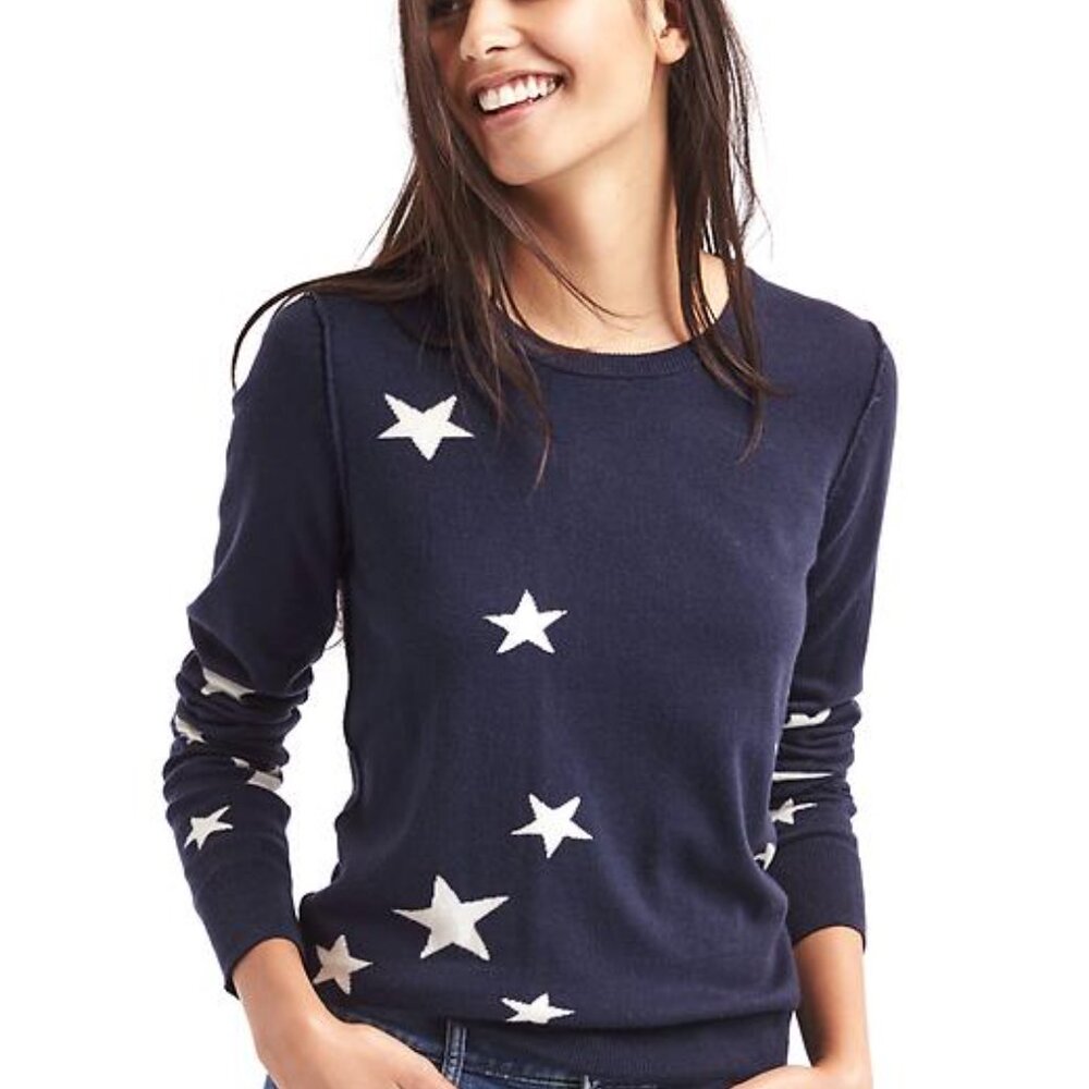 GAP Star Crew Neck Sweater